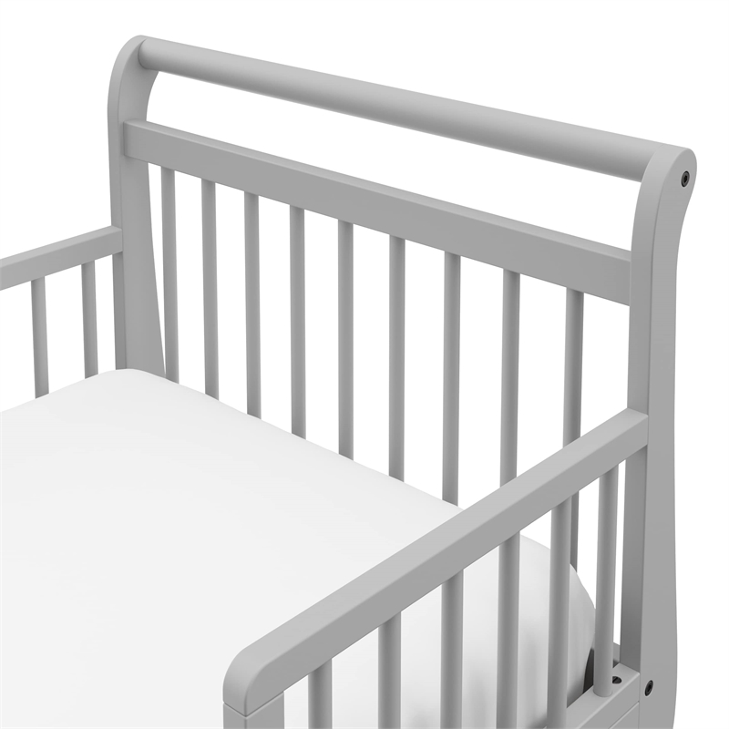 Graco Classic Sleigh Toddler Bed - Pebble Gray