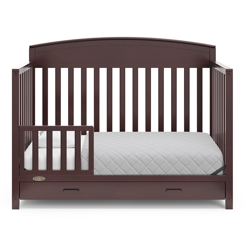 Graco Benton 5-in-1 Convertible Crib with Drawer - Espresso