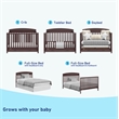 Graco Benton 5-in-1 Convertible Crib with Drawer - Espresso