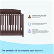 Graco Benton 5-in-1 Convertible Crib with Drawer - Espresso