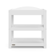 Graco Customizable Changing Table with Water-Resistant Changing Pad - White