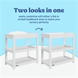 Graco Customizable Changing Table with Water-Resistant Changing Pad - White