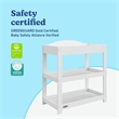 Graco Customizable Changing Table with Water-Resistant Changing Pad - White