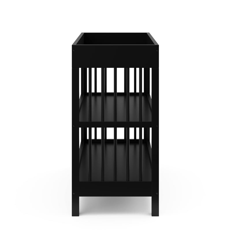 Graco Teddi Changing Table with Water-Resistant Changing Pad - Black