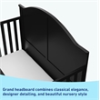Graco Wilfred 5-in-1 Convertible Crib - Black