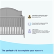 Graco Wilfred 5-in-1 Convertible Crib - Pebble Gray