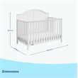 Graco Wilfred 5-in-1 Convertible Crib - White