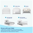 Graco Wilfred 5-in-1 Convertible Crib - White