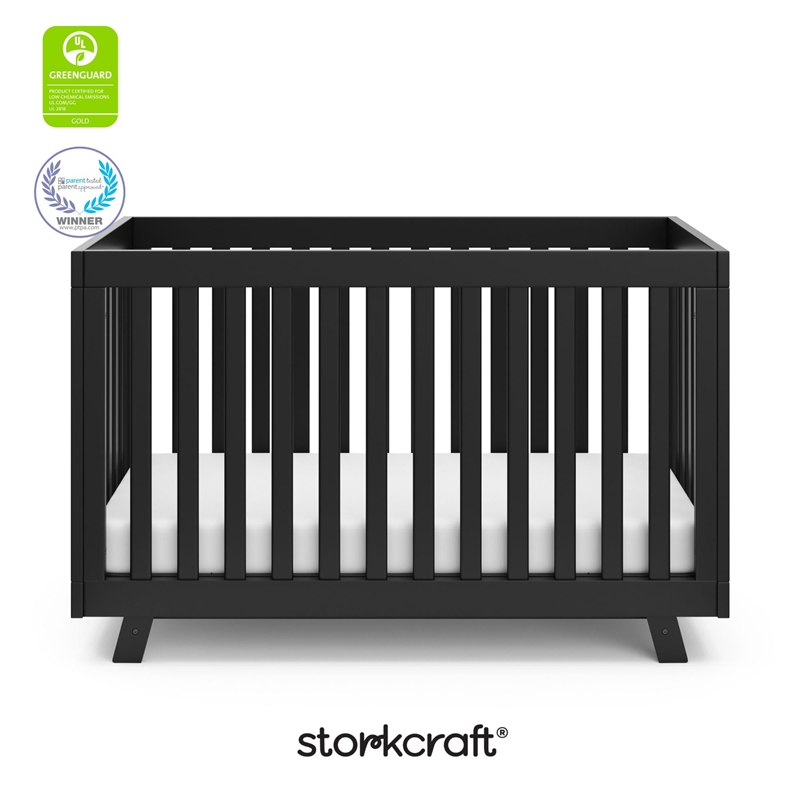 Beckett 3-in-1 Convertible Crib - Black