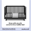 Beckett 3-in-1 Convertible Crib - Black