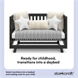 Beckett 3-in-1 Convertible Crib - Black