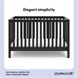 Storkcraft Hillcrest 4-in-1 Convertible Crib - Black