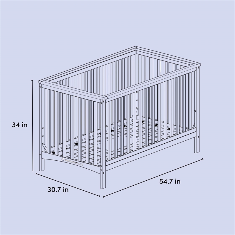 Storkcraft Hillcrest 4-in-1 Convertible Crib - Natural