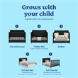 Graco Hadley 5-in-1 Convertible Crib with Drawer - Black