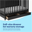 Graco Hadley 5-in-1 Convertible Crib with Drawer - Black