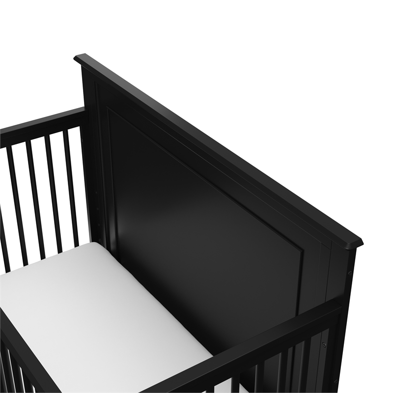Storkcraft Solstice 4 in 1 Convertible Crib in Black
