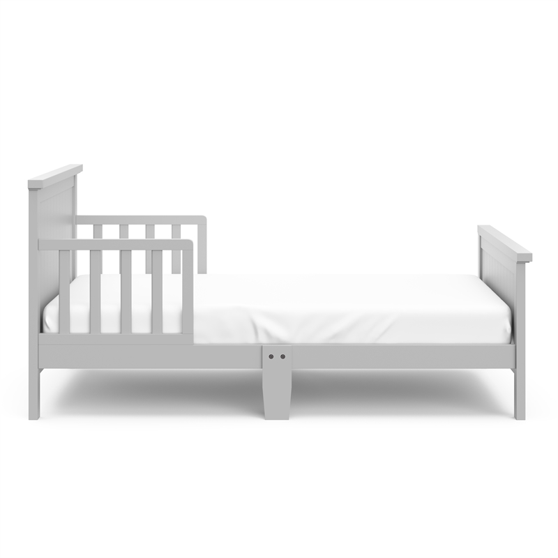 Graco Bailey Toddler Bed with Premium Foam Crib & Toddler Mattress - Pebble Gray