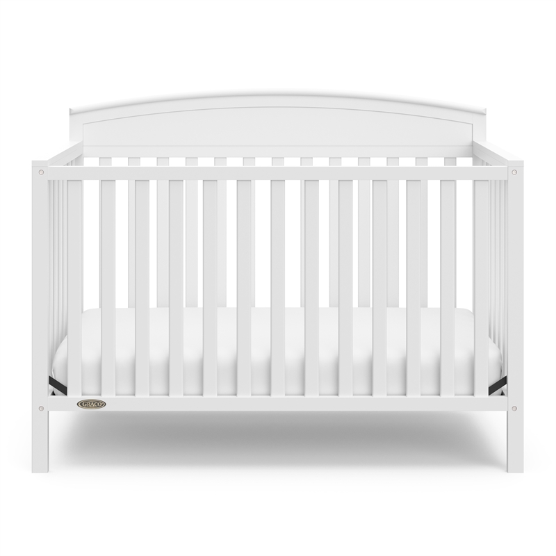 Graco Benton 5 in 1 Convertible Crib with Noah 3 Drawer Chest - White