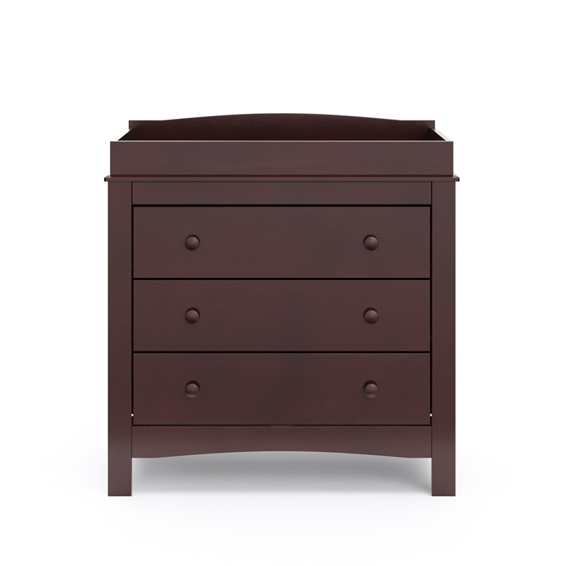 Graco Benton 5 in 1 Convertible Crib with Noah 3 Drawer Chest - Espresso