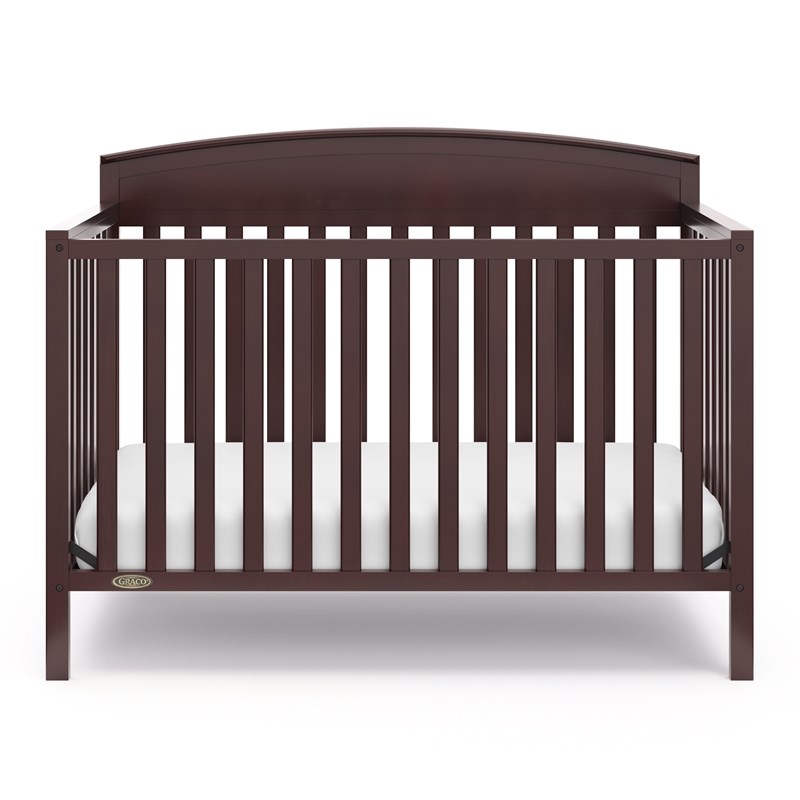 Graco Benton 5 in 1 Convertible Crib with Noah 3 Drawer Chest - Espresso