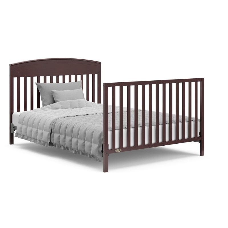 Graco Benton 5 in 1 Convertible Crib with Noah 3 Drawer Chest - Espresso