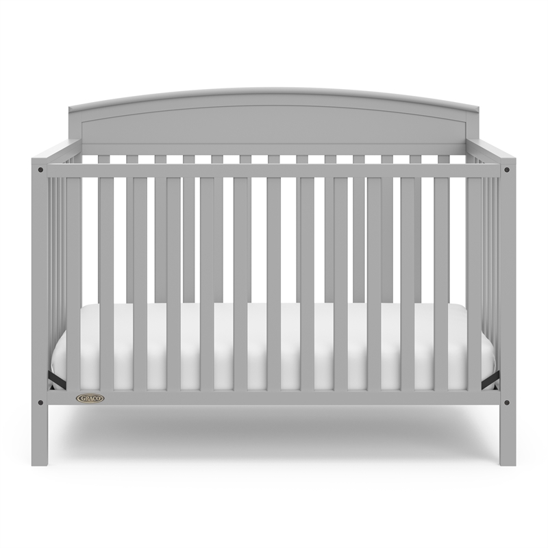 Graco Benton 5 in 1 Convertible Crib with Noah 3 Drawer Chest - Pebble Gray
