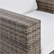 Tommy Hilfiger Oceanside Outdoor Arm Chair in Gray and Brown