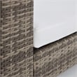 Tommy Hilfiger Oceanside Outdoor Arm Chair in Gray and Brown