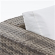 Tommy Hilfiger Oceanside Outdoor Arm Chair in Gray and Brown