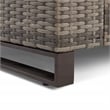 Tommy Hilfiger Oceanside Outdoor Arm Chair in Gray and Brown