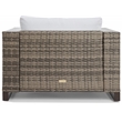 Tommy Hilfiger Oceanside Outdoor Arm Chair in Gray and Brown