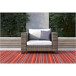 Tommy Hilfiger Oceanside Outdoor Arm Chair in Gray and Brown