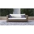 Tommy Hilfiger Oceanside Outdoor Loveseat in Gray and Brown