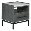 Tommy Hilfiger Ascher Bedside Table in Nantucket Gray