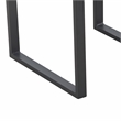 Tommy Hilfiger Hampton Outdoor Side Table with Gray Pebbled Glass