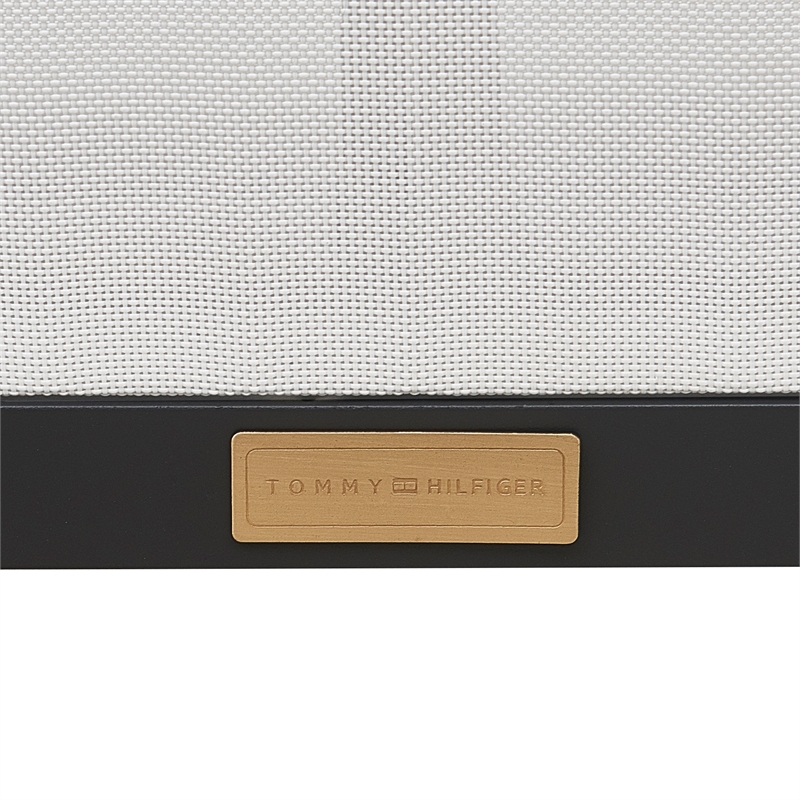 Tommy Hilfiger Hampton Outdoor Mesh Sectional Coastal White and Navy