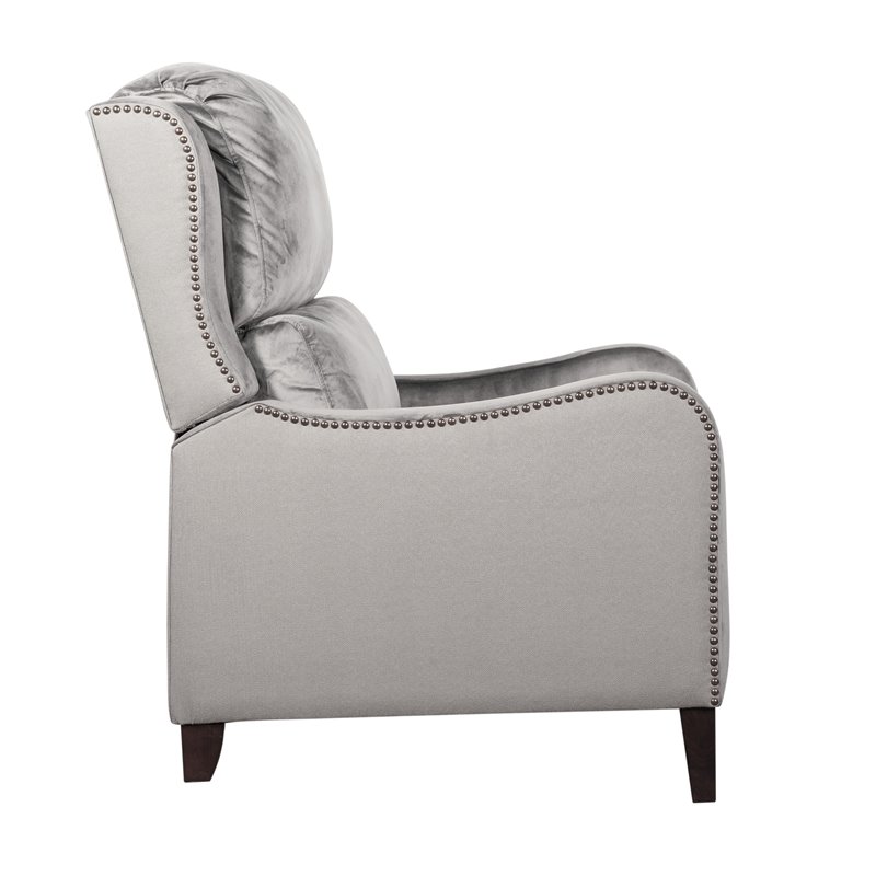 Tommy Hilfiger Eddington Modern Recliner Chair TwoTone Gray
