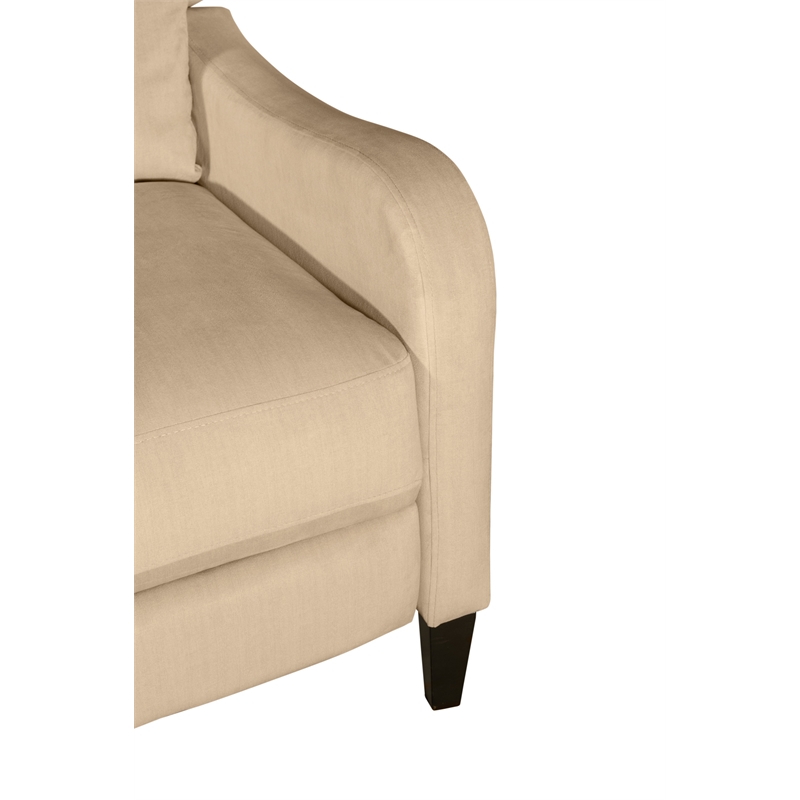Finch Eddington Recliner Accent Chair in Two-Toned Cream