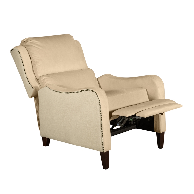 Finch Eddington Recliner Accent Chair in Two-Toned Cream