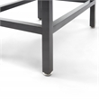 Tommy Hilfiger Hayworth Mirrored Side Table in Ash Gray