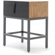 Tommy Hilfiger Hayworth Mirrored Side Table in Ash Gray