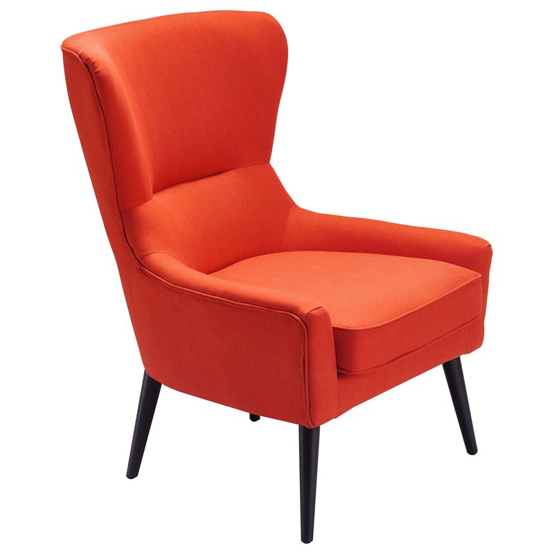 Tommy Hilfiger Auburn Wingback Chair Blood Orange
