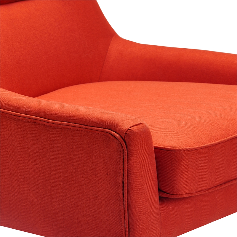 Tommy Hilfiger Auburn Wingback Chair Blood Orange