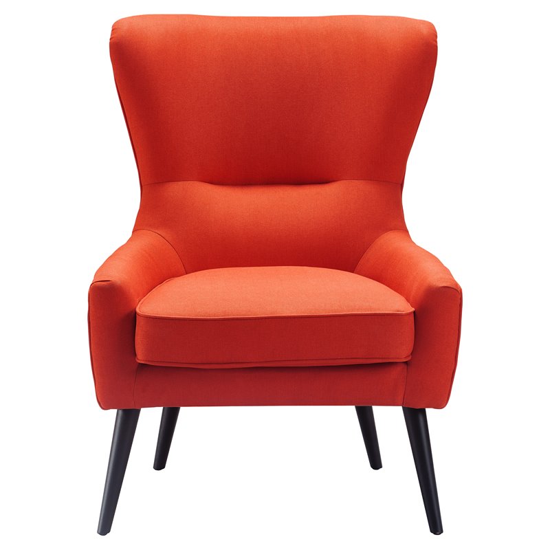 Tommy Hilfiger Auburn Wingback Chair Blood Orange