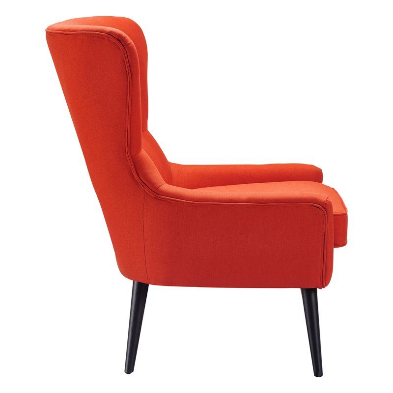 Tommy Hilfiger Auburn Wingback Chair Blood Orange