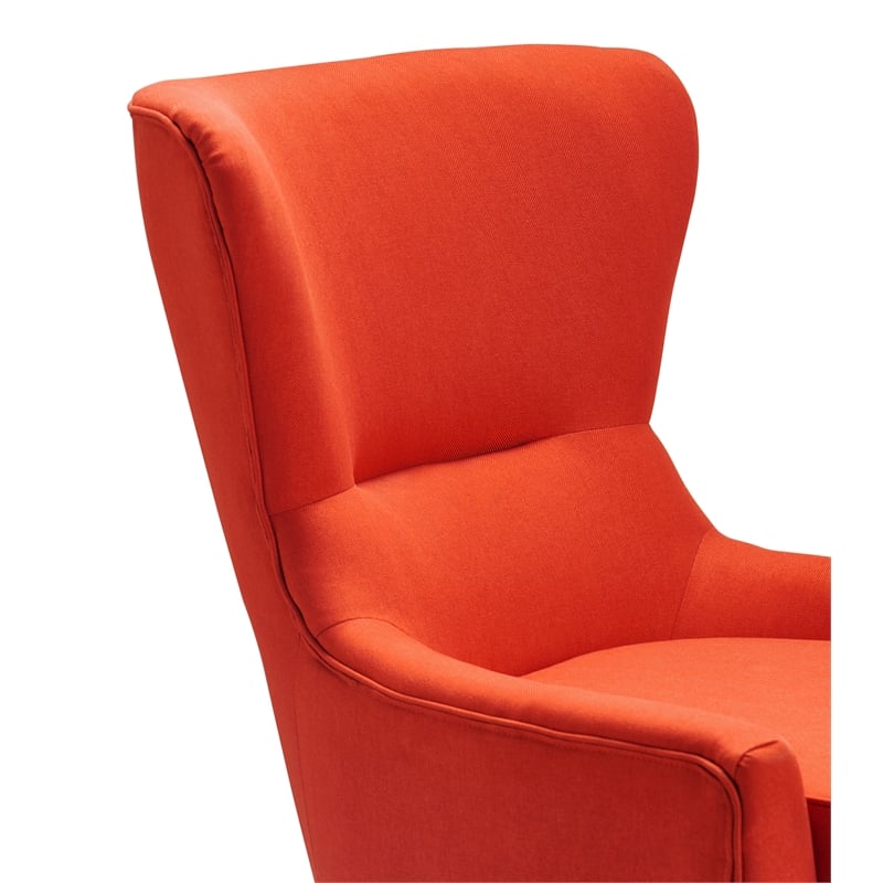 Tommy Hilfiger Auburn Wingback Chair Blood Orange