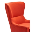 Tommy Hilfiger Auburn Wingback Chair Blood Orange