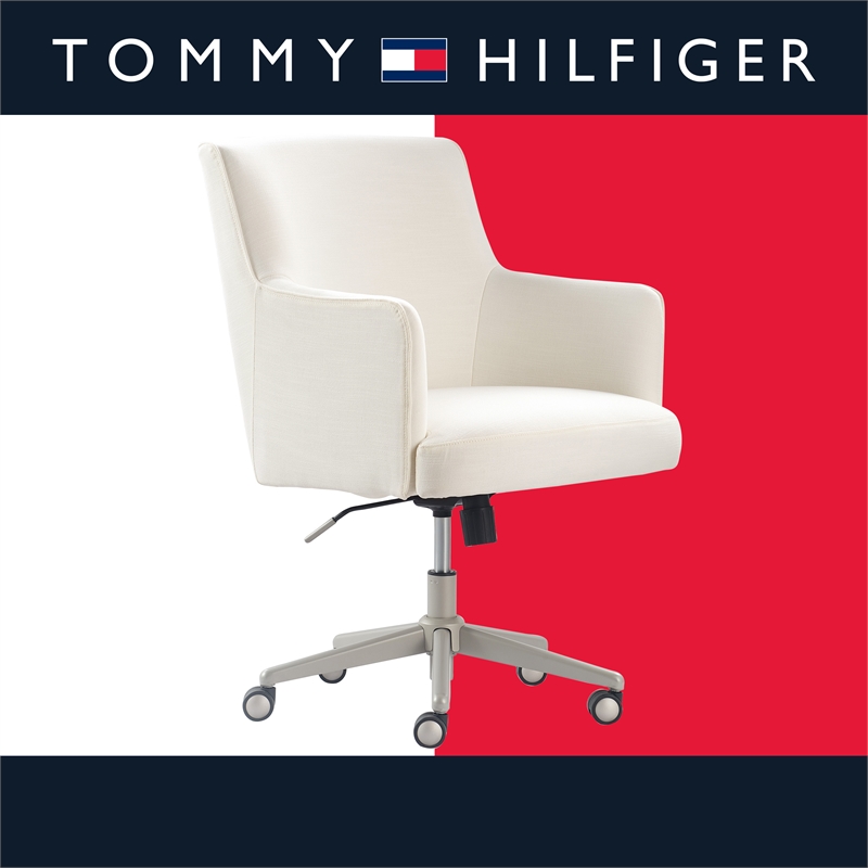 Tommy Hilfiger Belmont Home Office Chair Ivory Fabric