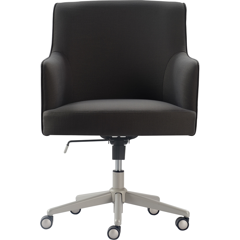 Tommy Hilfiger Belmont Home Office Chair Gray Fabric