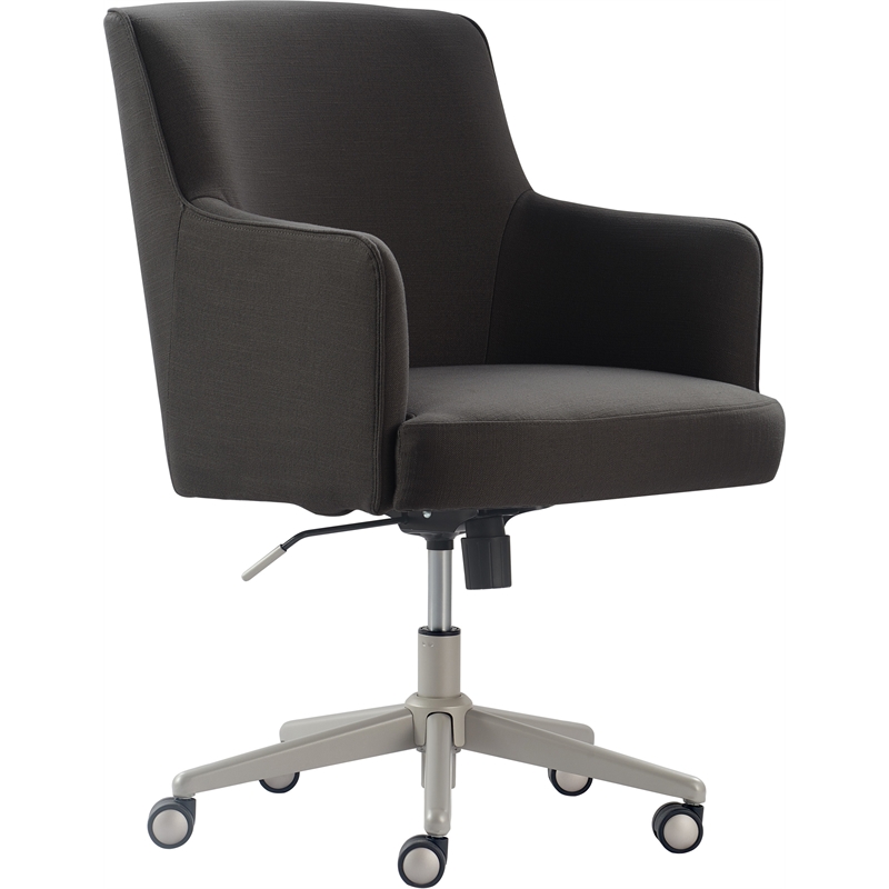 Tommy Hilfiger Belmont Home Office Chair Gray Fabric